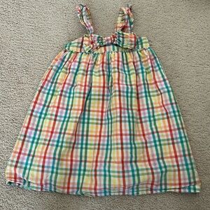Rufflebutts rainbow flutter bow dress size 5